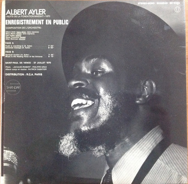 Albert Ayler – Nuits De La Fondation Maeght Volume 2