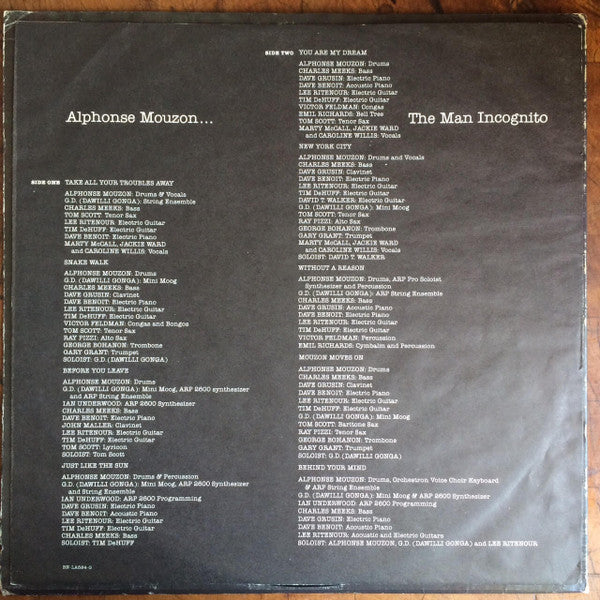 Alphonse Mouzon – The Man Incognito
