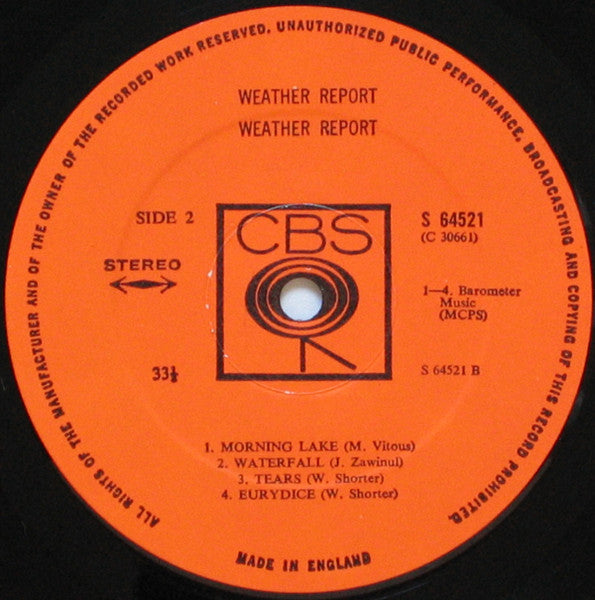 Weather Report – Weather Report