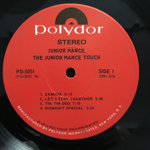 Junior Mance – The Junior Mance Touch