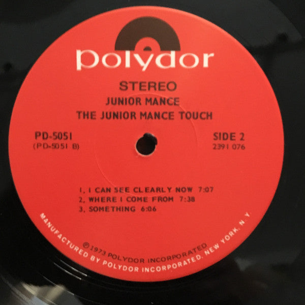 Junior Mance – The Junior Mance Touch