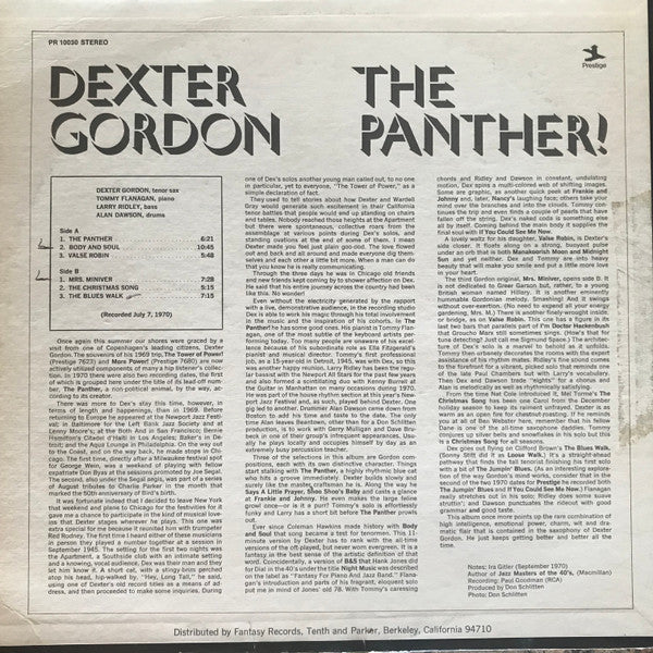 Dexter Gordon – The Panther!