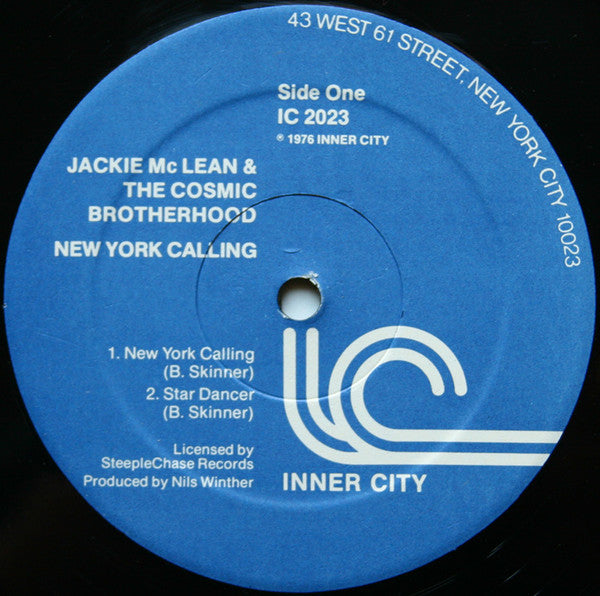 Jackie McLean & The Cosmic Brotherhood – New York Calling
