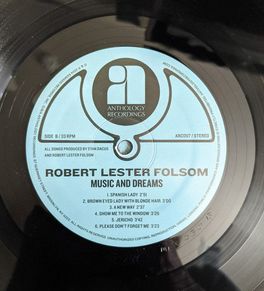 Robert Lester Folsom – Music And Dreams