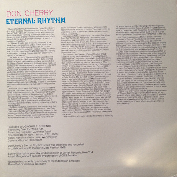 Don Cherry – Eternal Rhythm