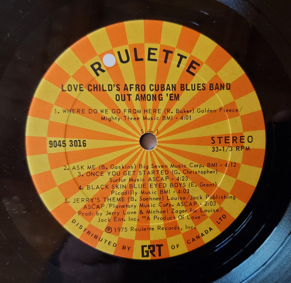 Love Childs Afro Cuban Blues Band – Out Among 'Em