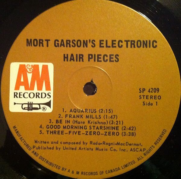Mort Garson – Electronic Hair Pieces