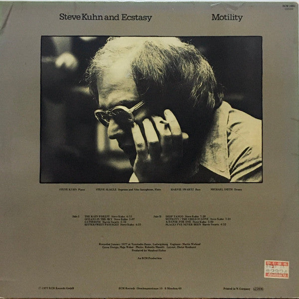 Steve Kuhn And Ecstasy – Motility