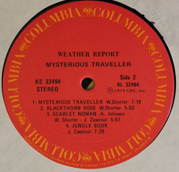 Weather Report – Mysterious Traveller