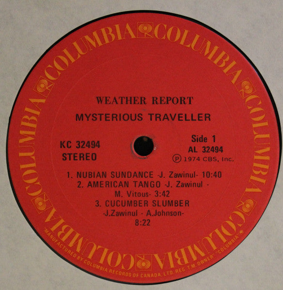 Weather Report – Mysterious Traveller