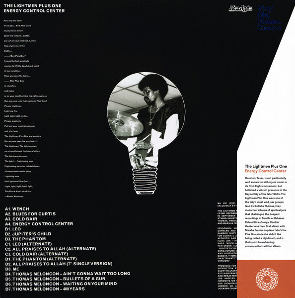 Bubbha Thomas & The Lightmen Plus One – Energy Control Center