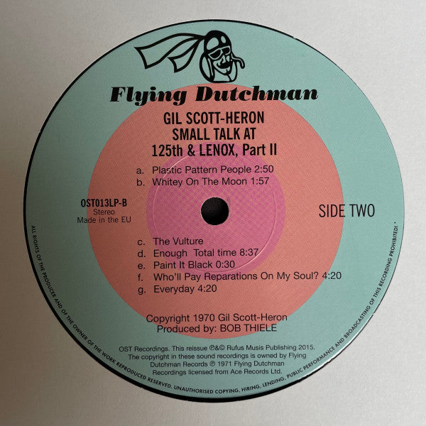 Gil Scott-Heron – Small Talk At 125th And Lenox