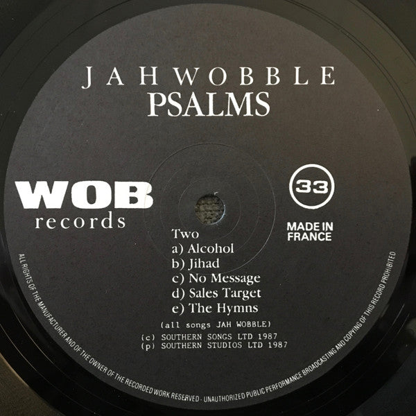 Jah Wobble – Psalms