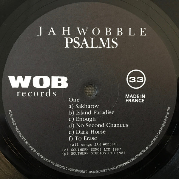 Jah Wobble – Psalms